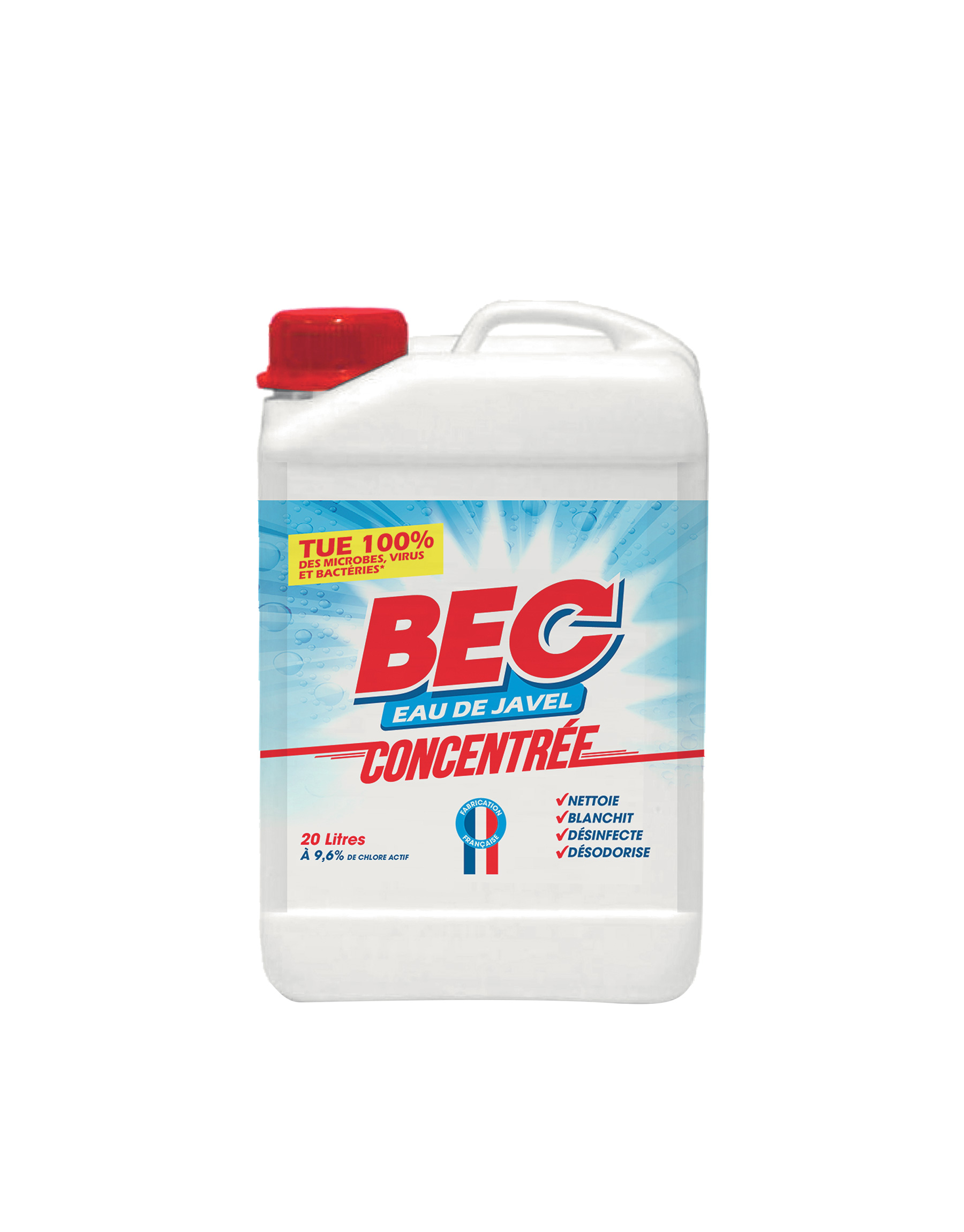 Berlingots eau de javel BEC 250 ml